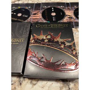 Game of Thrones The Complete Second 2nd 2 Season DVD 2013 5 Disc Box Set Fantasy